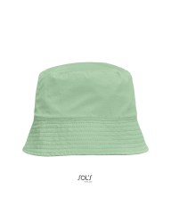 Καπέλο τύπου ψαρέματος (Bucket nylon 03999) λαχανί ( απο την άλλη πλευρά είναι πράσινο)